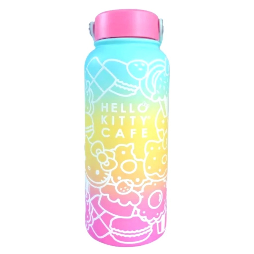 Hello Kitty Cafe Stainless Steel Water Bottle 32 oz